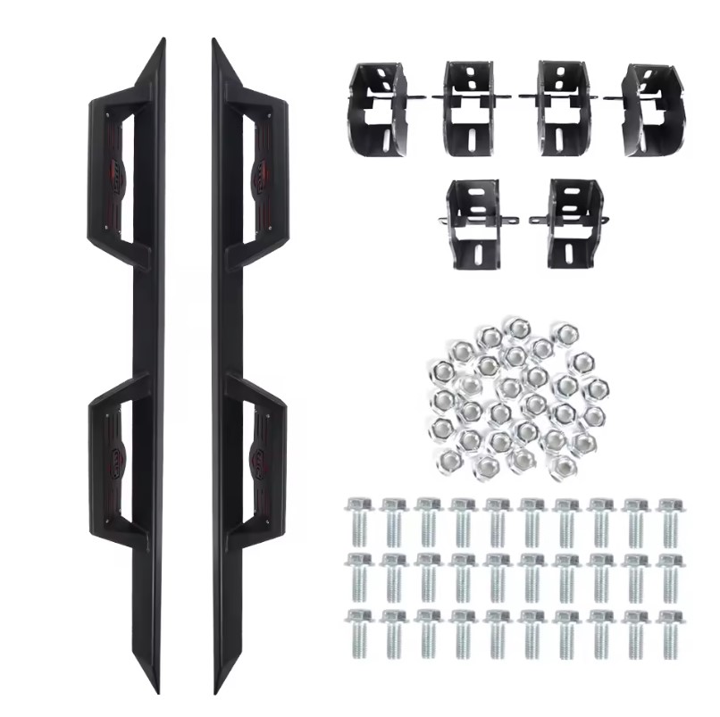 საფეხური WRANGLER 2007-2017 კომპლექტი  (4 კარიანი) (პაროგი) რკინა 